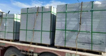 景德镇 芝麻白花岗岩地铺石装车日常