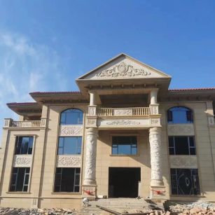 景德镇 黄金麻花岗岩别墅外墙干挂