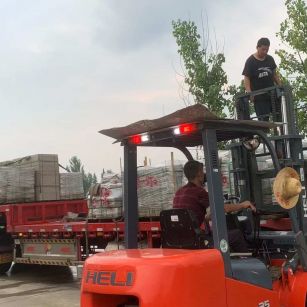 景德镇 黄金麻冰裂纹，地铺石装车