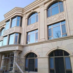 景德镇 黄金麻花岗岩别墅外墙干挂