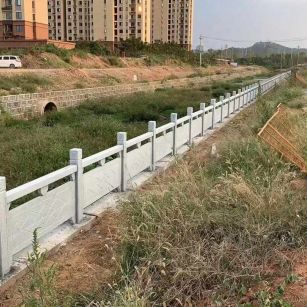 景德镇 白麻河道栏杆效果展示图