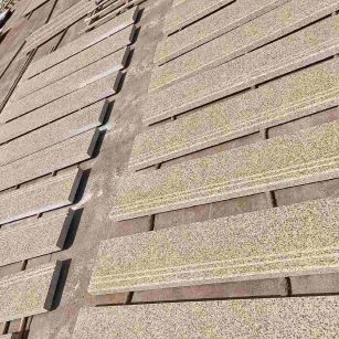 景德镇 黄金麻花岗岩光面楼梯踏步