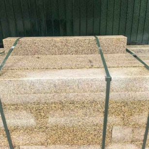 景德镇 黄金麻花岗岩石材机切面栏杆料半成品