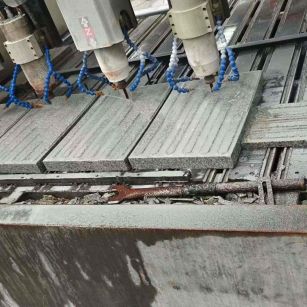 景德镇 芝麻白花岗岩荔枝面盲道雕刻