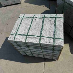 景德镇 白麻花岗岩石材自然面蘑菇石成品