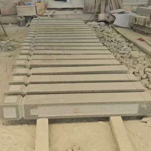 景德镇 芝麻白异形加工雕刻-栏杆大柱，方柱