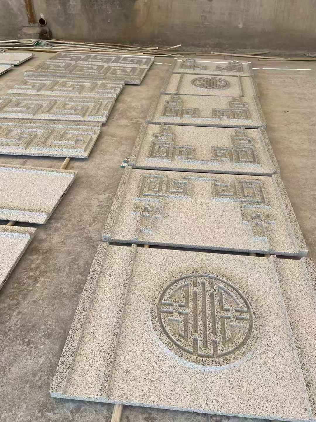 景德镇 白麻花岗岩外墙立面雕刻板