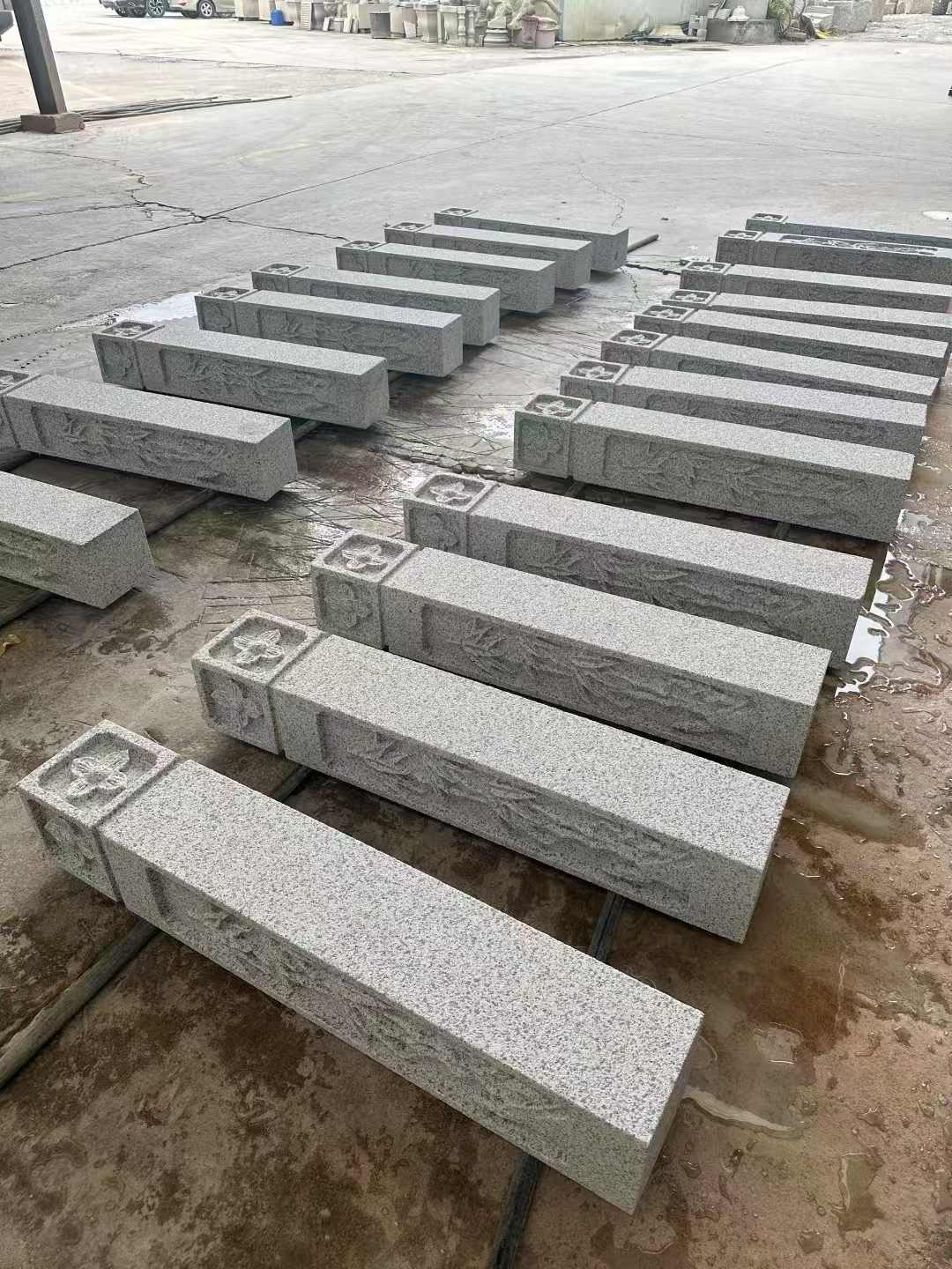 景德镇 白麻方柱雕花防水