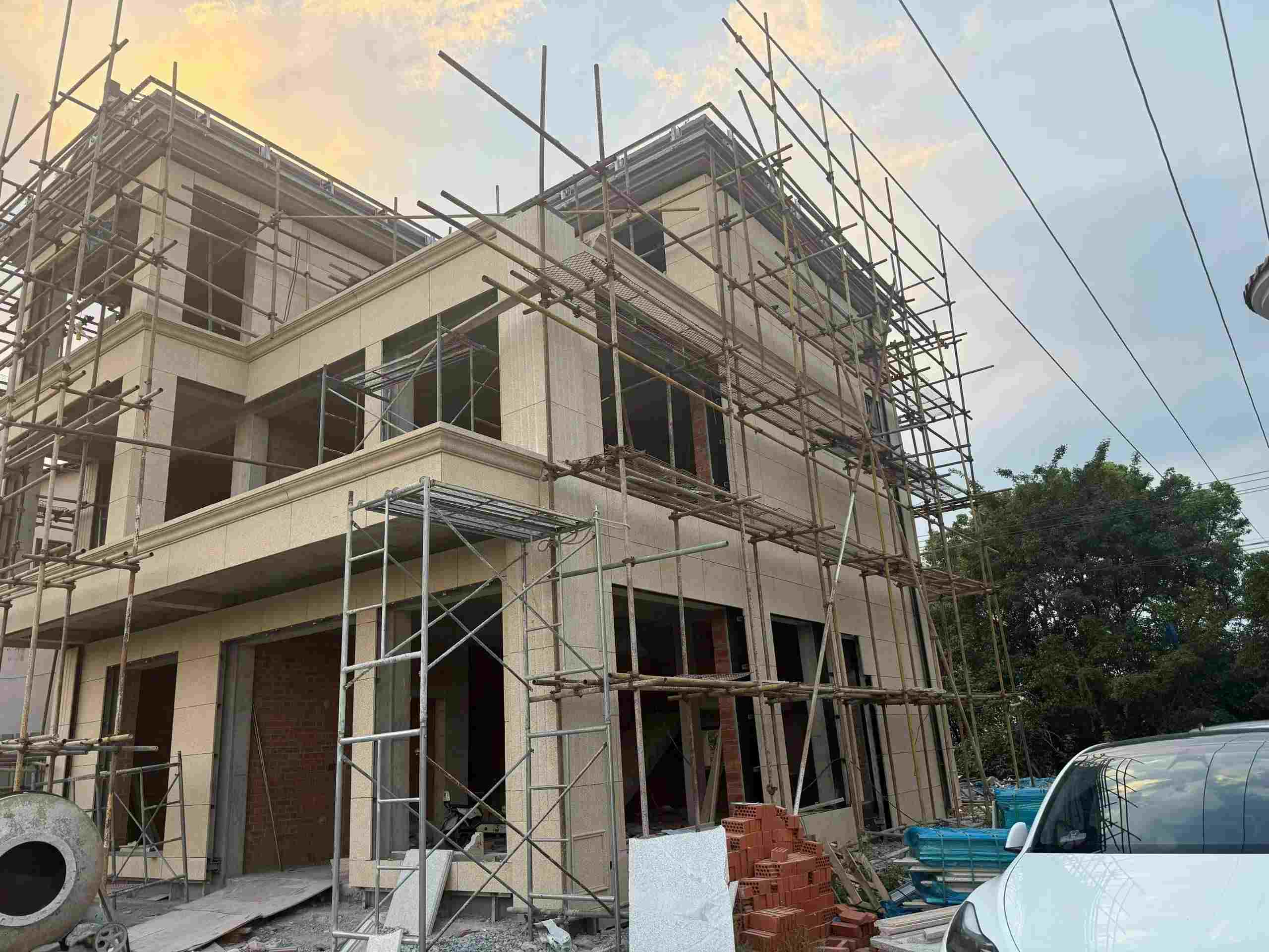 景德镇 黄金麻荔枝面花岗岩外墙干挂