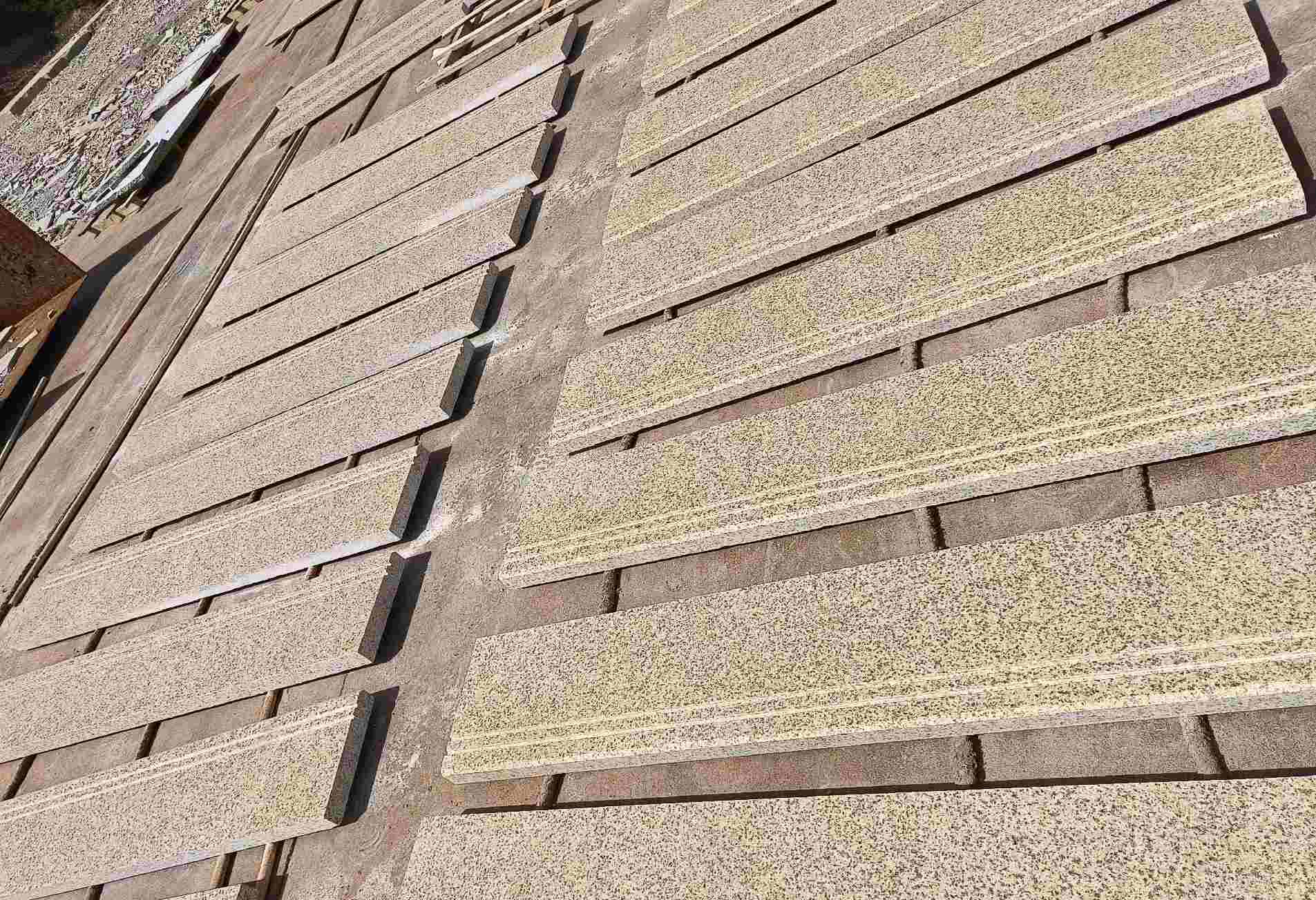 景德镇 黄金麻花岗岩光面楼梯踏步