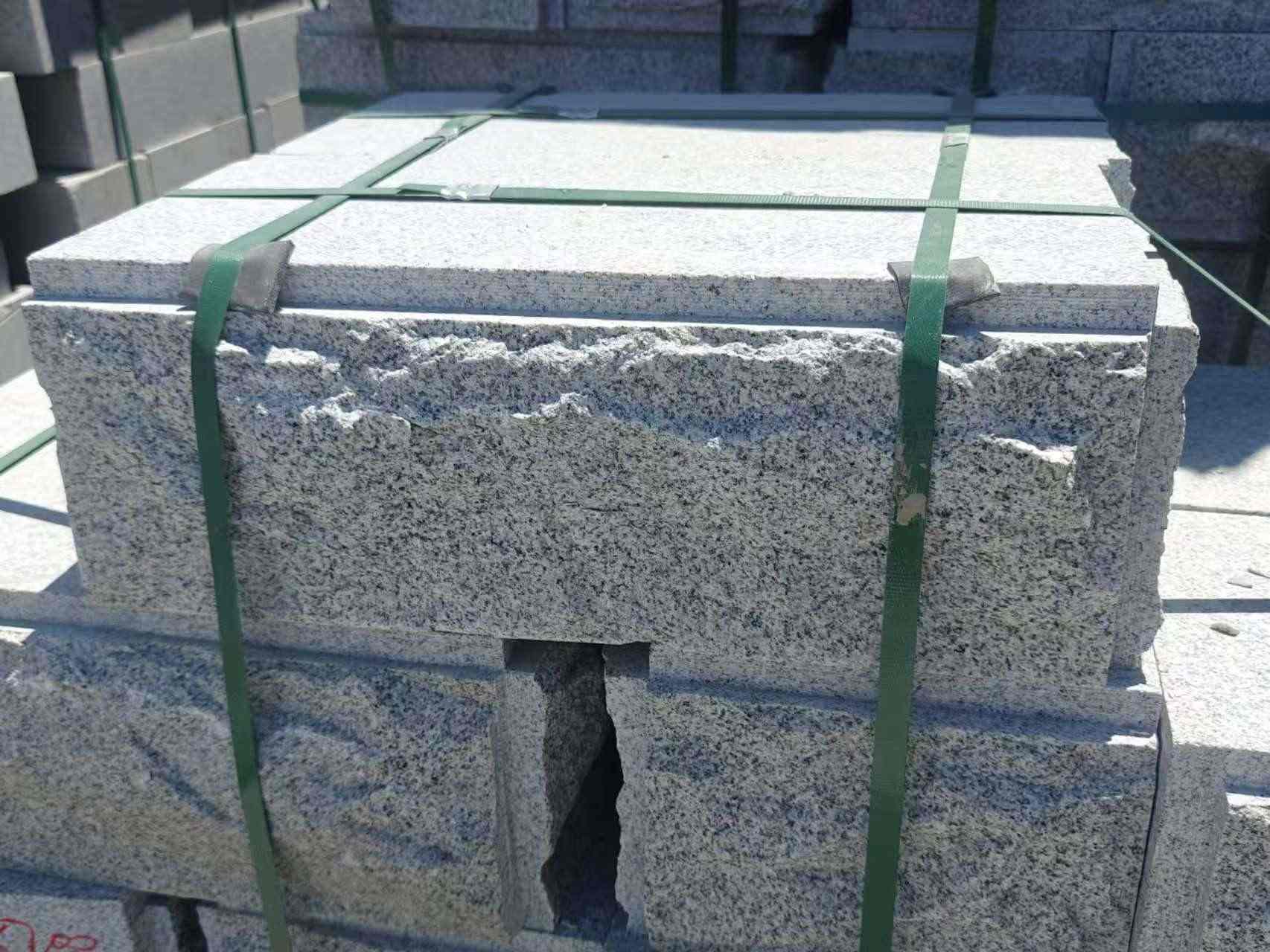 景德镇 芝麻白花岗岩自然面成品