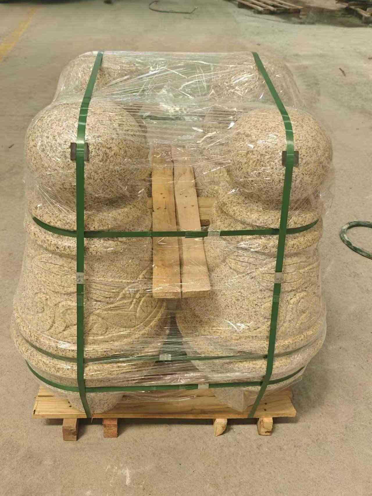 景德镇 黄金麻异形定制雕花——棒棒糖挡车柱