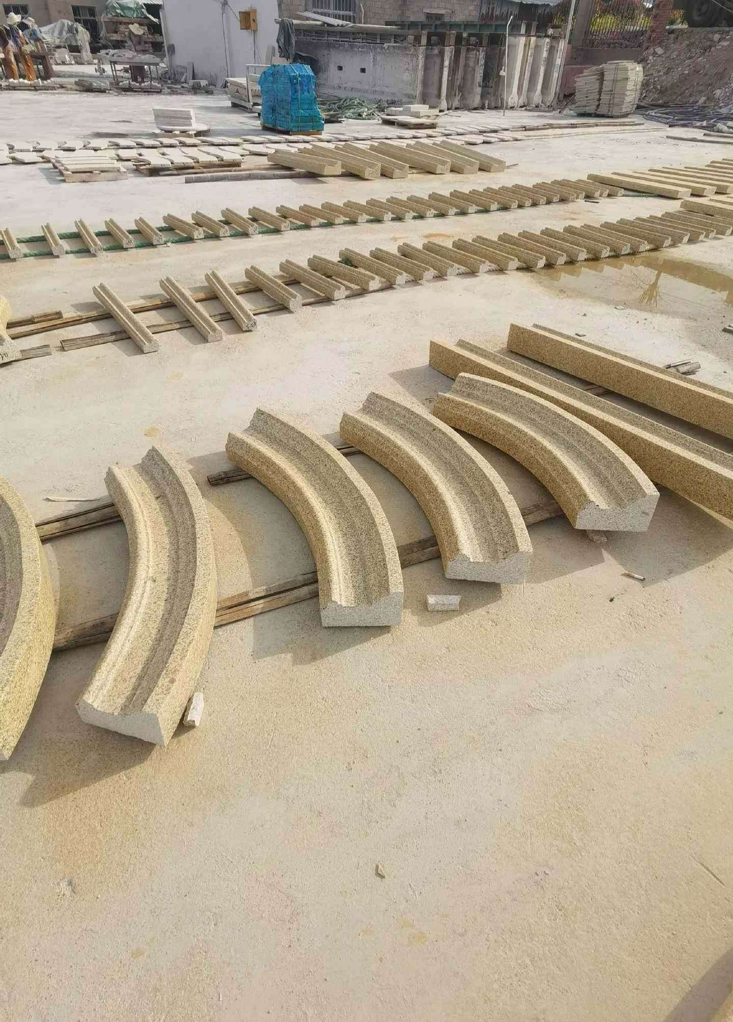 景德镇 黄金麻花岗岩别墅线条