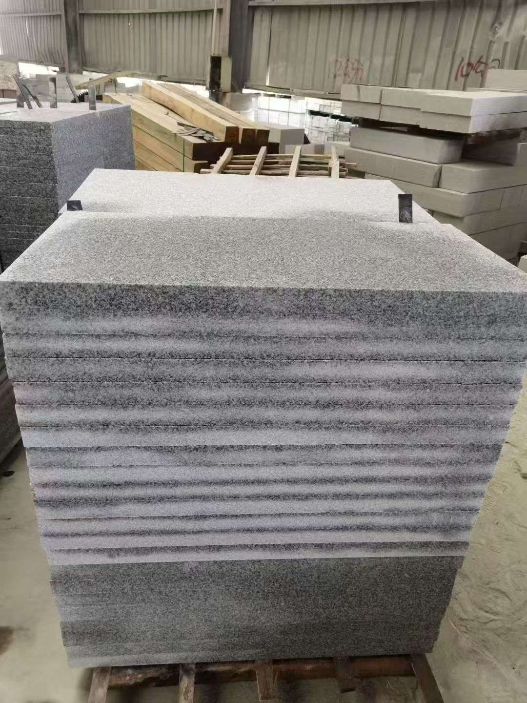 景德镇 芝麻白5公分火烧地铺成品，900*400，规格可定制