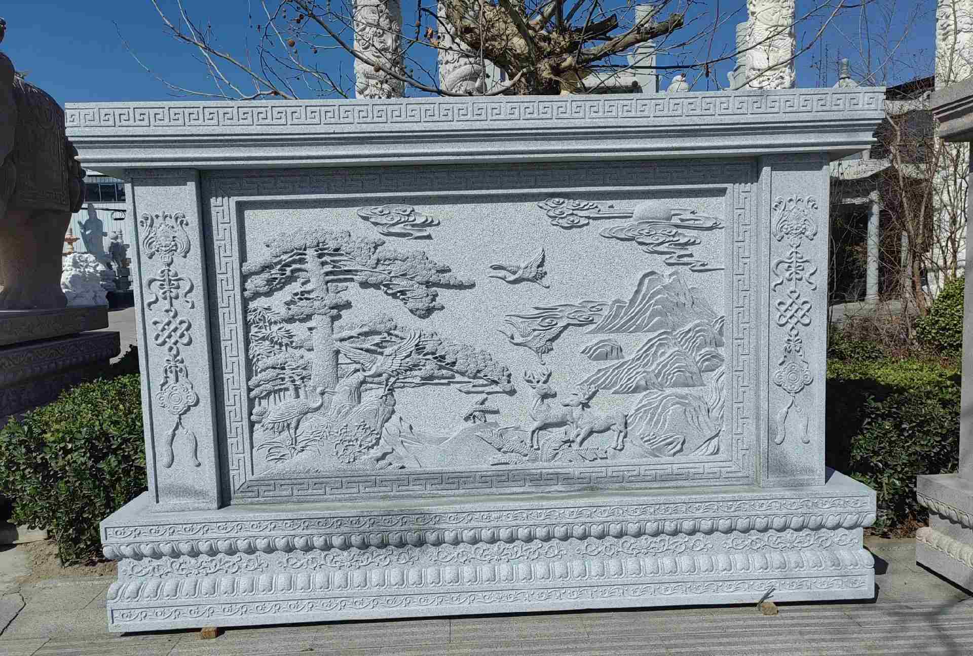 景德镇 芝麻白大型照壁，屏风，影壁