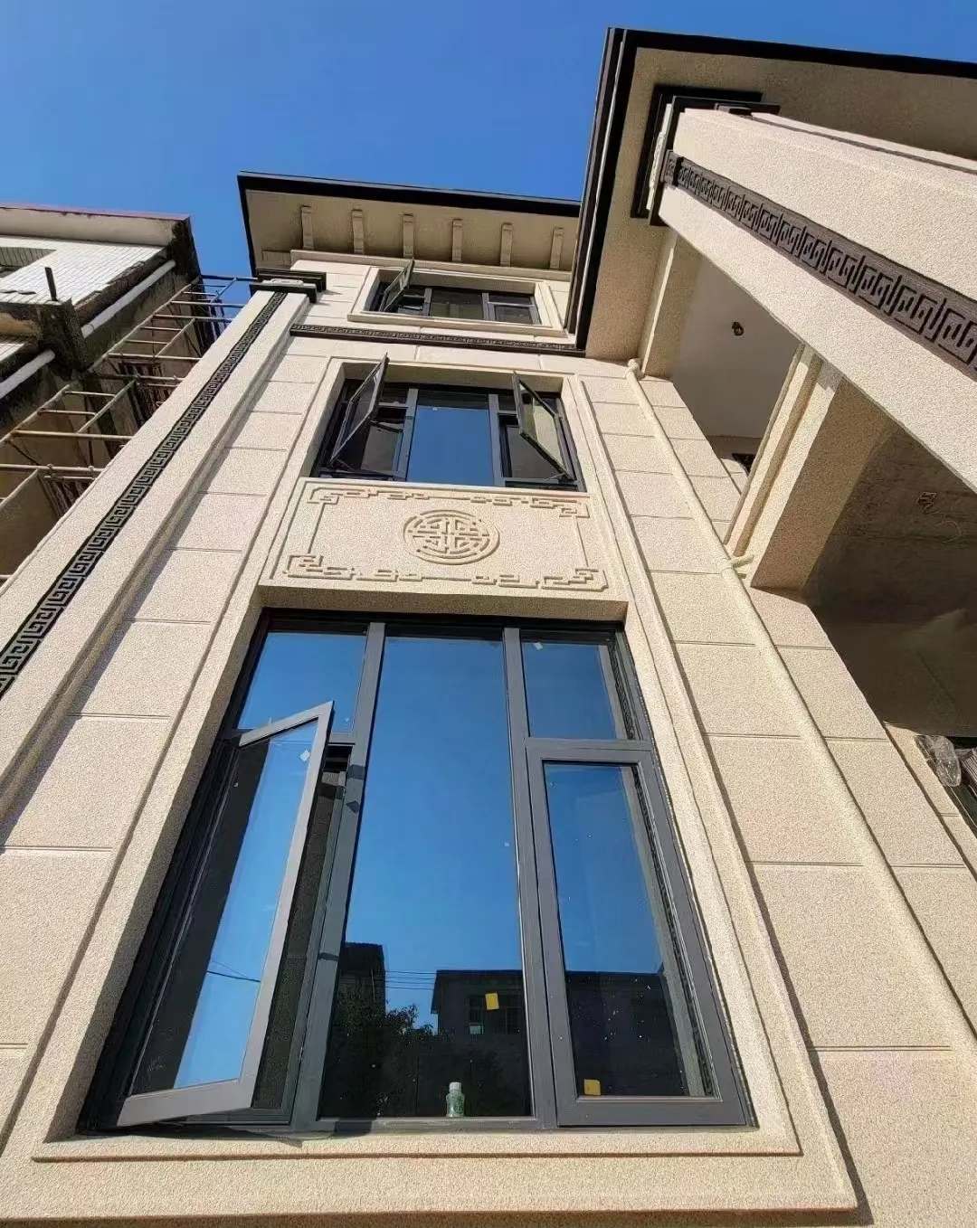 景德镇 黄金麻荔枝面别墅外墙干挂效果展示